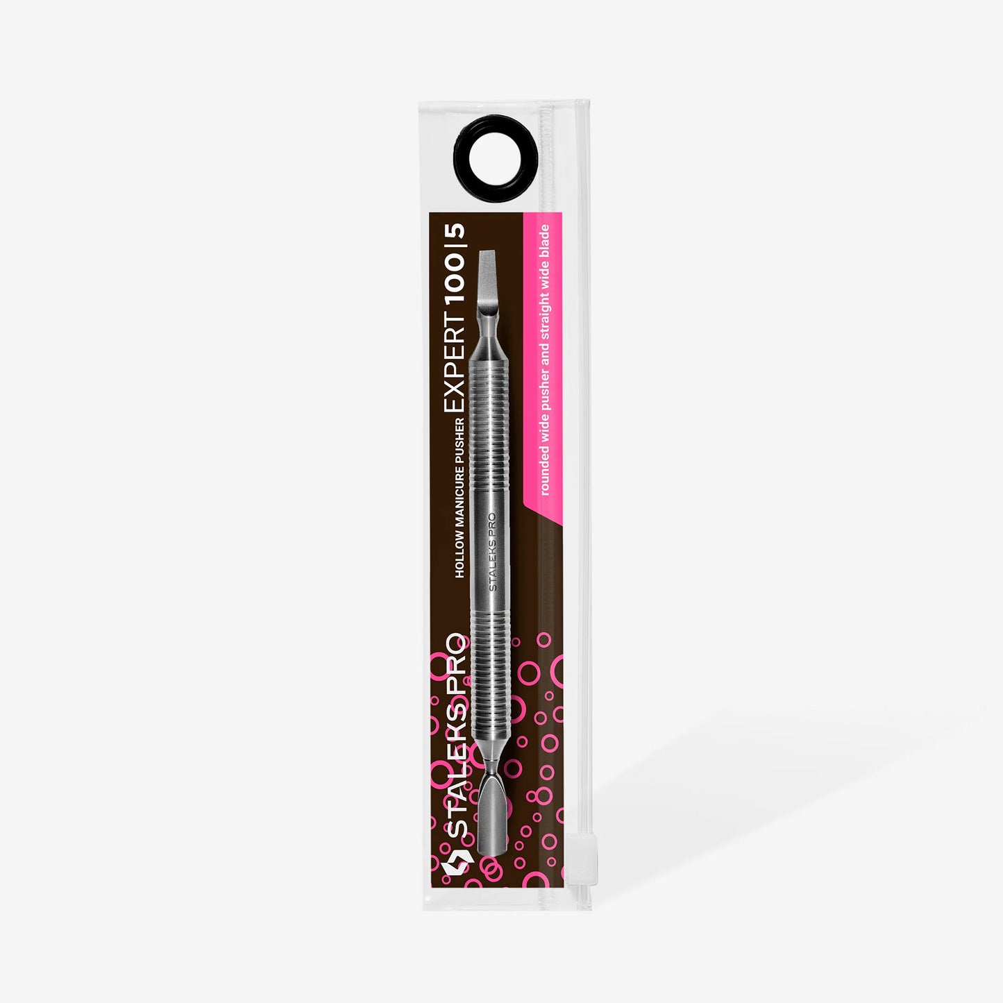 Cava Spatola per manicure (pusher arrotondato + lama diritta) EXPERT 100 TYPE 5