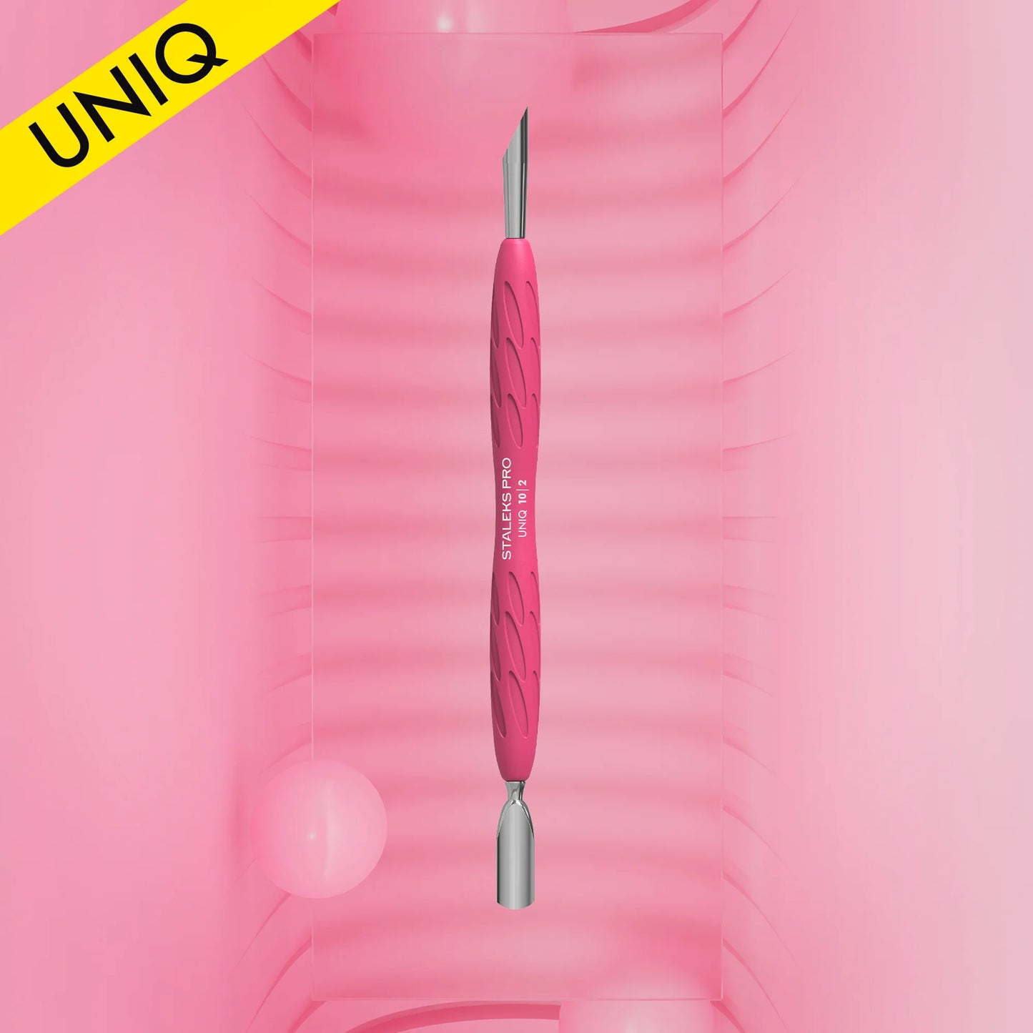 Spatola per manicure con manico in silicone "Gummy" UNIQ 10 TYPE 2