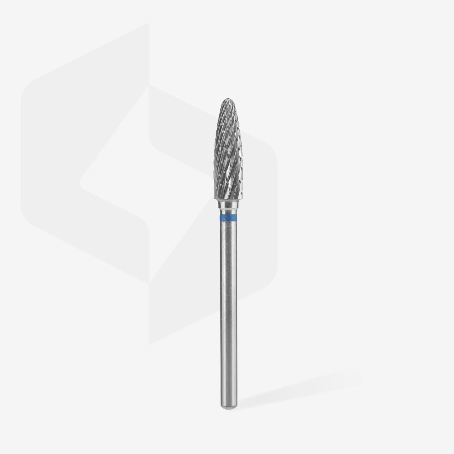 Punta fresa a forma di mais in metallo duro blu EXPERT, diametro 4 mm / parte lavorante 14 mm
