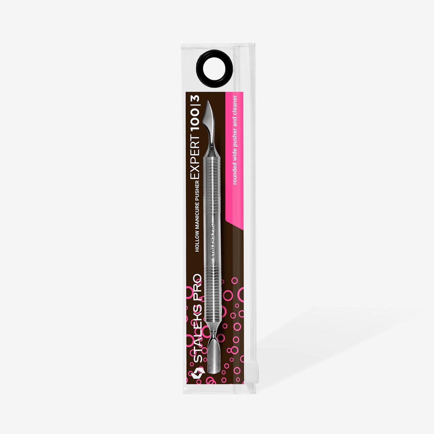 Cava spatola per manicure EXPERT 100 TYPE 3 (pusher arrotondato + ascia)