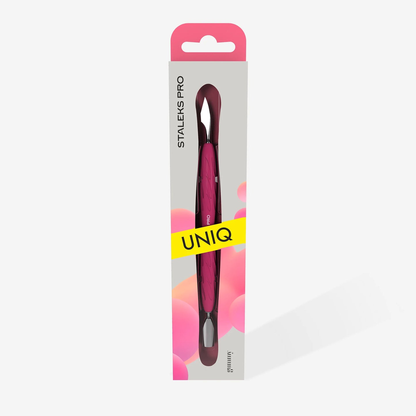 Spatola per manicure con manico in silicone "Gummy" UNIQ 10 TYPE 3