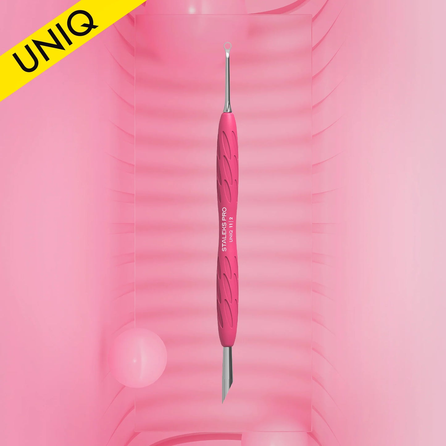 Spatola per manicure con manico in silicone "Gummy" UNIQ 11 TYPE 2