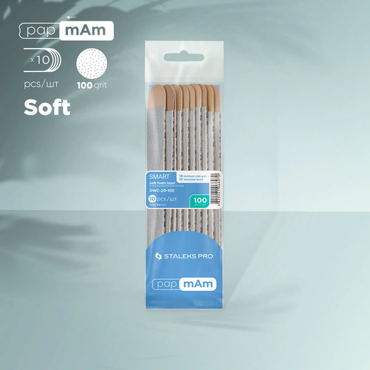 Lime di ricambio PapmAm (base morbida) su base di legno SMART 20 (10 pezzi)