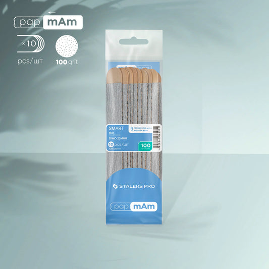 Lime di ricambio PapmAm su base di legno SMART 22 (10 pezzi)