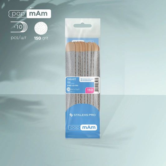 Lime di ricambio PapmAm su base di legno SMART 22 (10 pezzi)