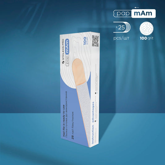Lime di ricambio PapmAm su base di legno EXPERT 22 (25 pezzi)