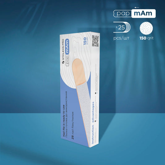 Lime di ricambio PapmAm su base di legno EXPERT 22 (25 pezzi)