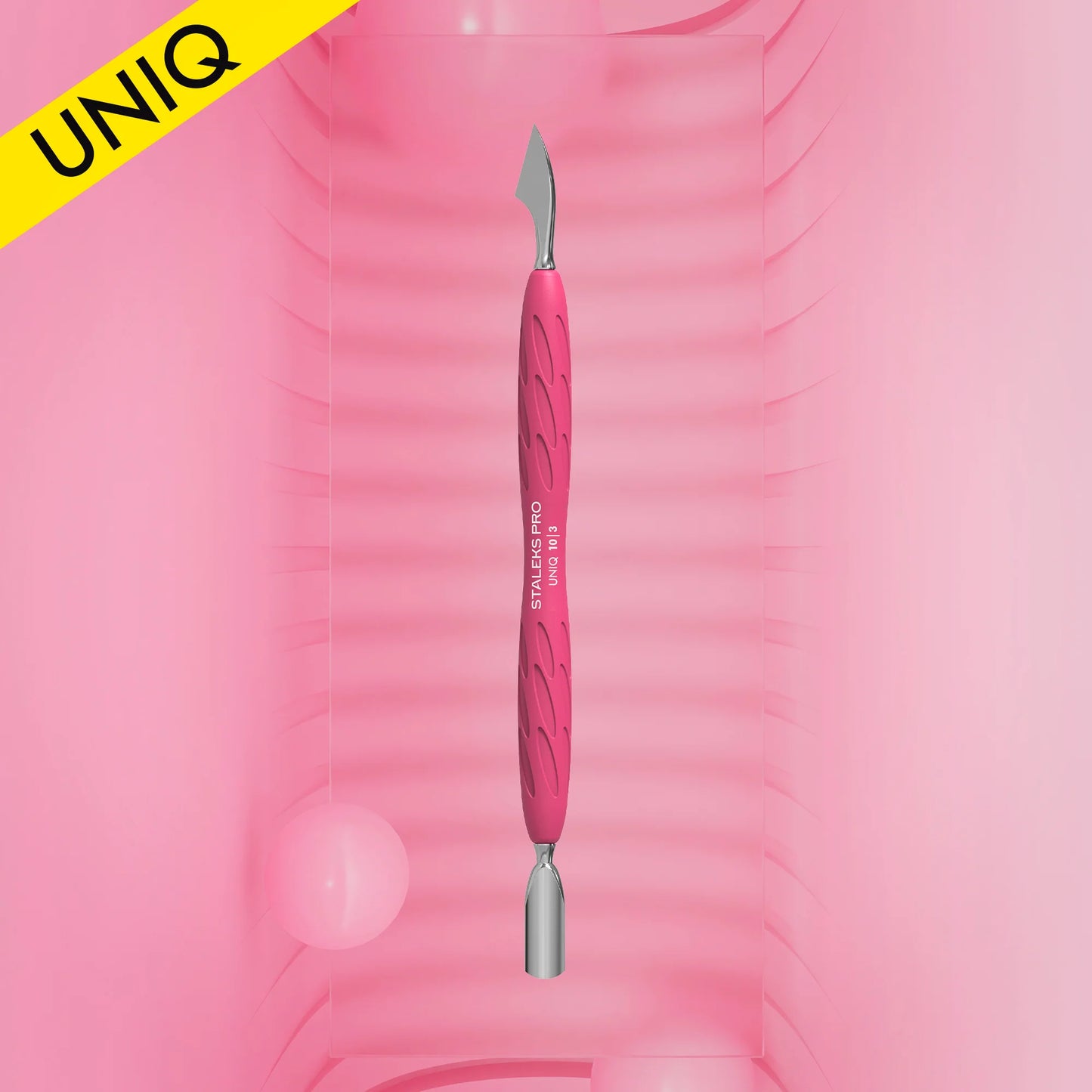 Spatola per manicure con manico in silicone "Gummy" UNIQ 10 TYPE 3