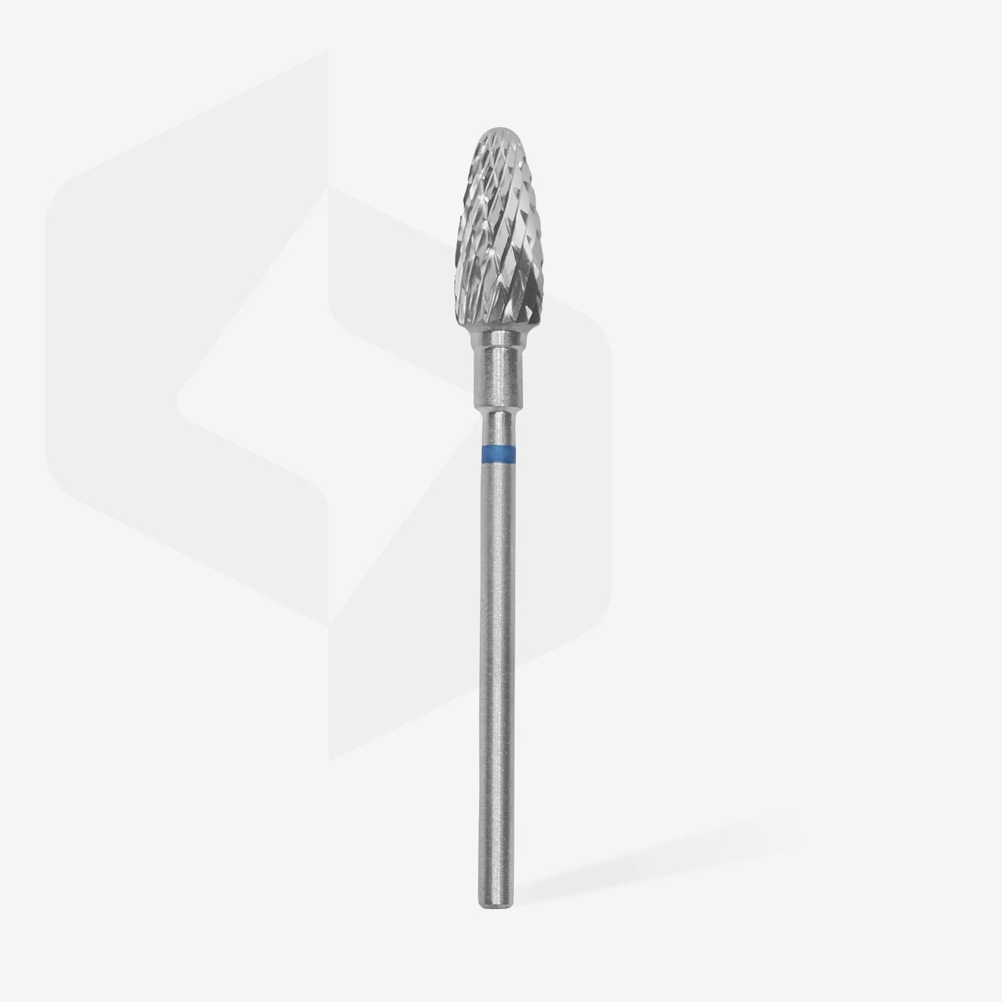 Punta carbide conica, blu, diametro 6 mm - lunghezza punta 14 mm
