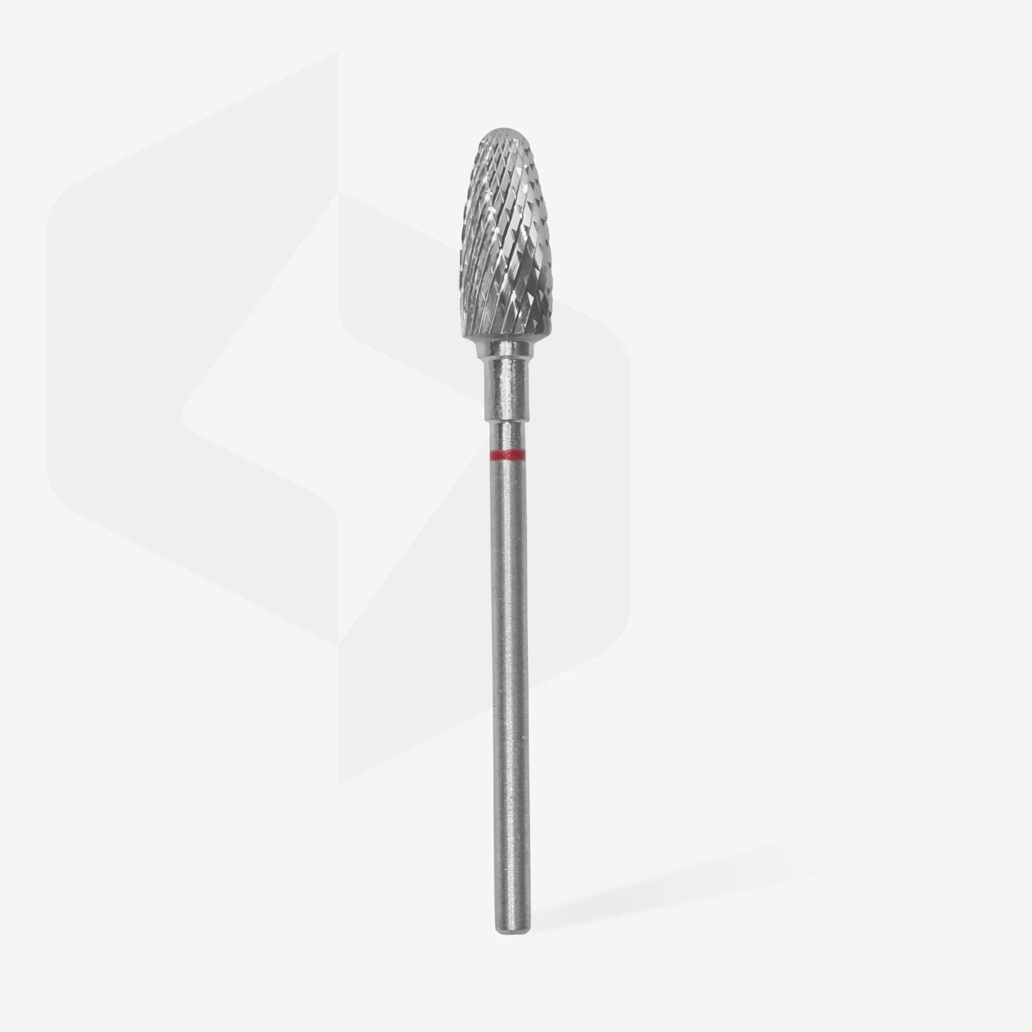 Punta carbide conica, rosso, diametro 6 mm - lunghezza punta 14 mm