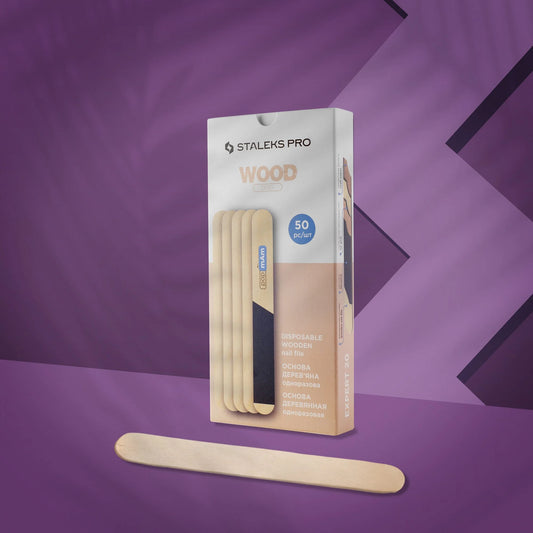 Lima di legno monouso dritta (base) EXPERT 20 (50 Pezzi)