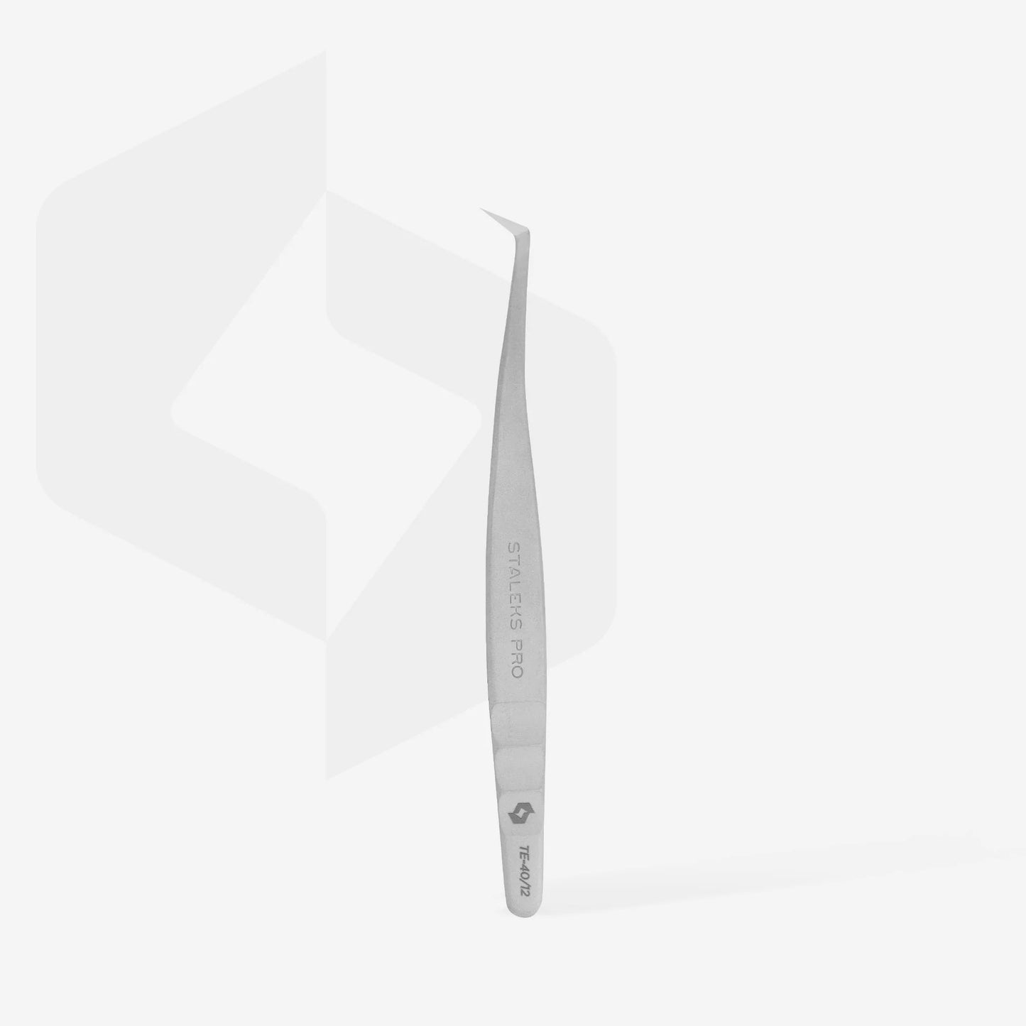 Pinzetta professionale per ciglia EXPERT 40 TIPO 12 (slipper, 65')