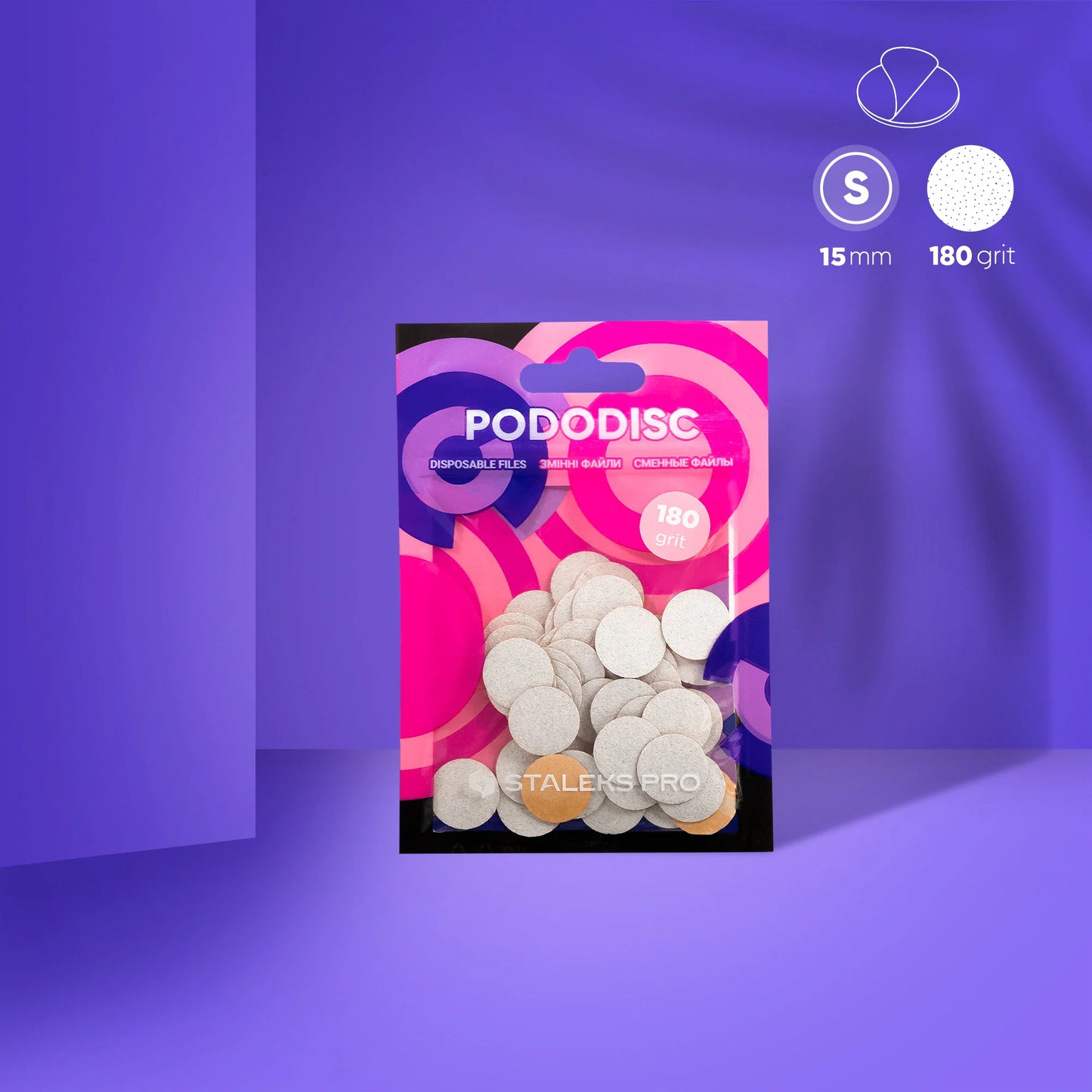 Lime di ricambio per disco per pedicure PODODISC STALEKS PRO S (50 pezzi)