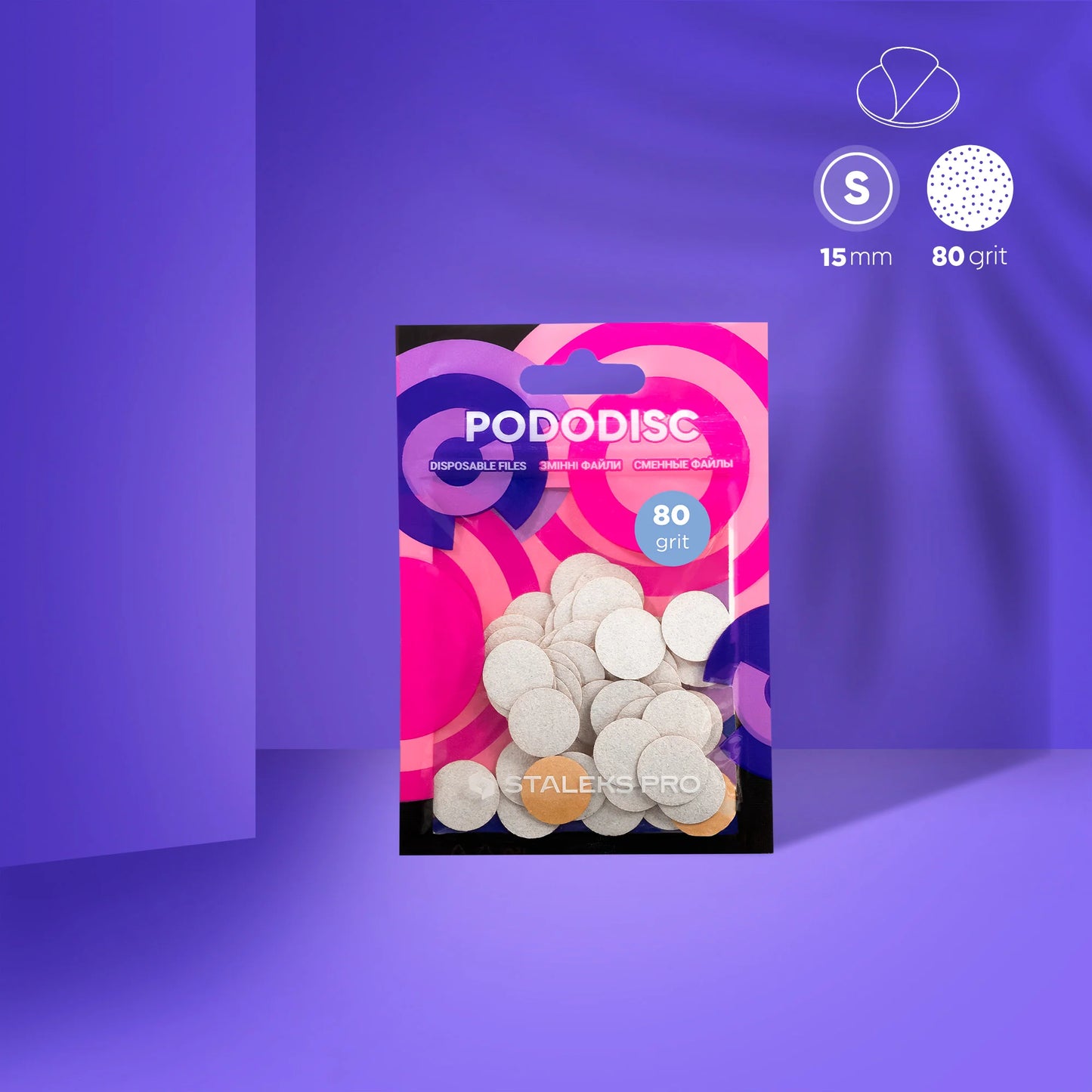 Lime di ricambio per disco per pedicure PODODISC STALEKS PRO S (50 pezzi)