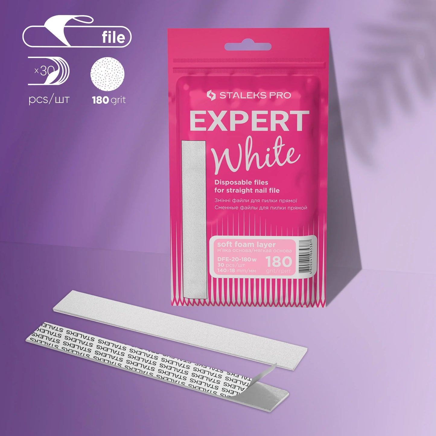 Ricambi per lima dritta a base morbida EXPERT 20 (30 pezzi)